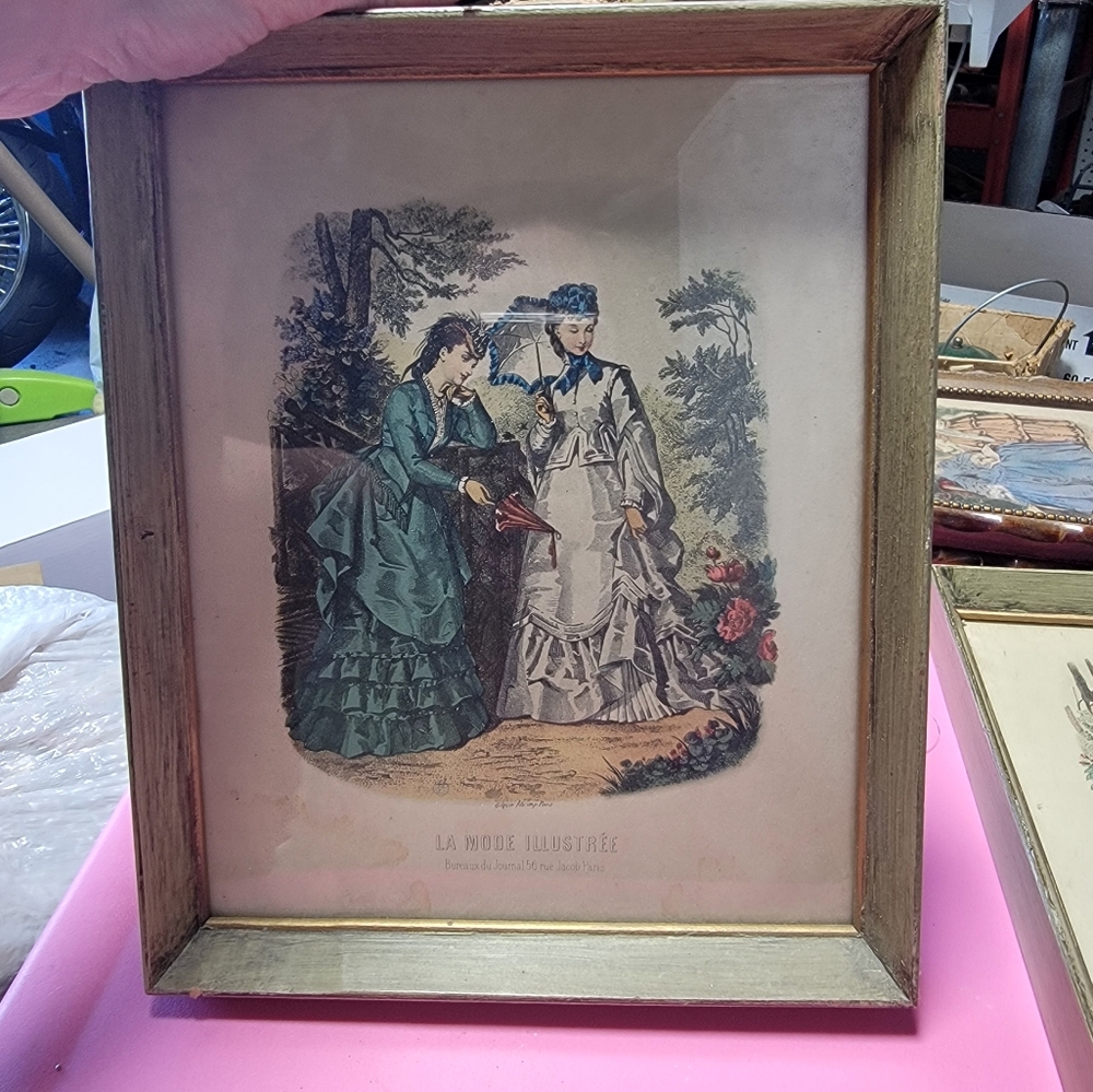French fashion print